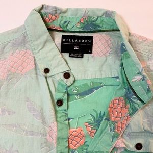 EUC Billabong “inside out” Hawaiian surfer shirt
